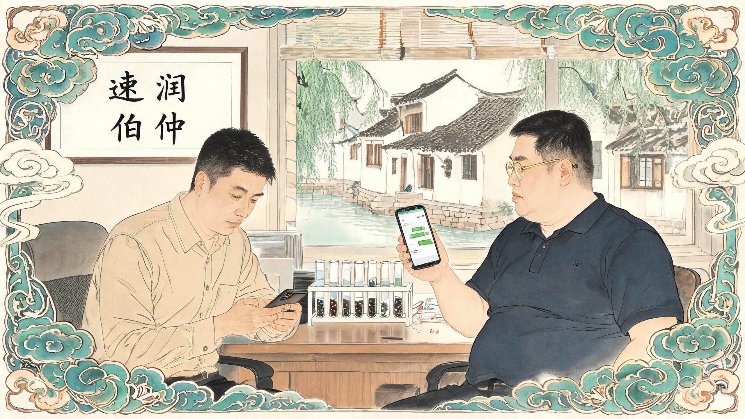 远隔两地的简易微信Offer