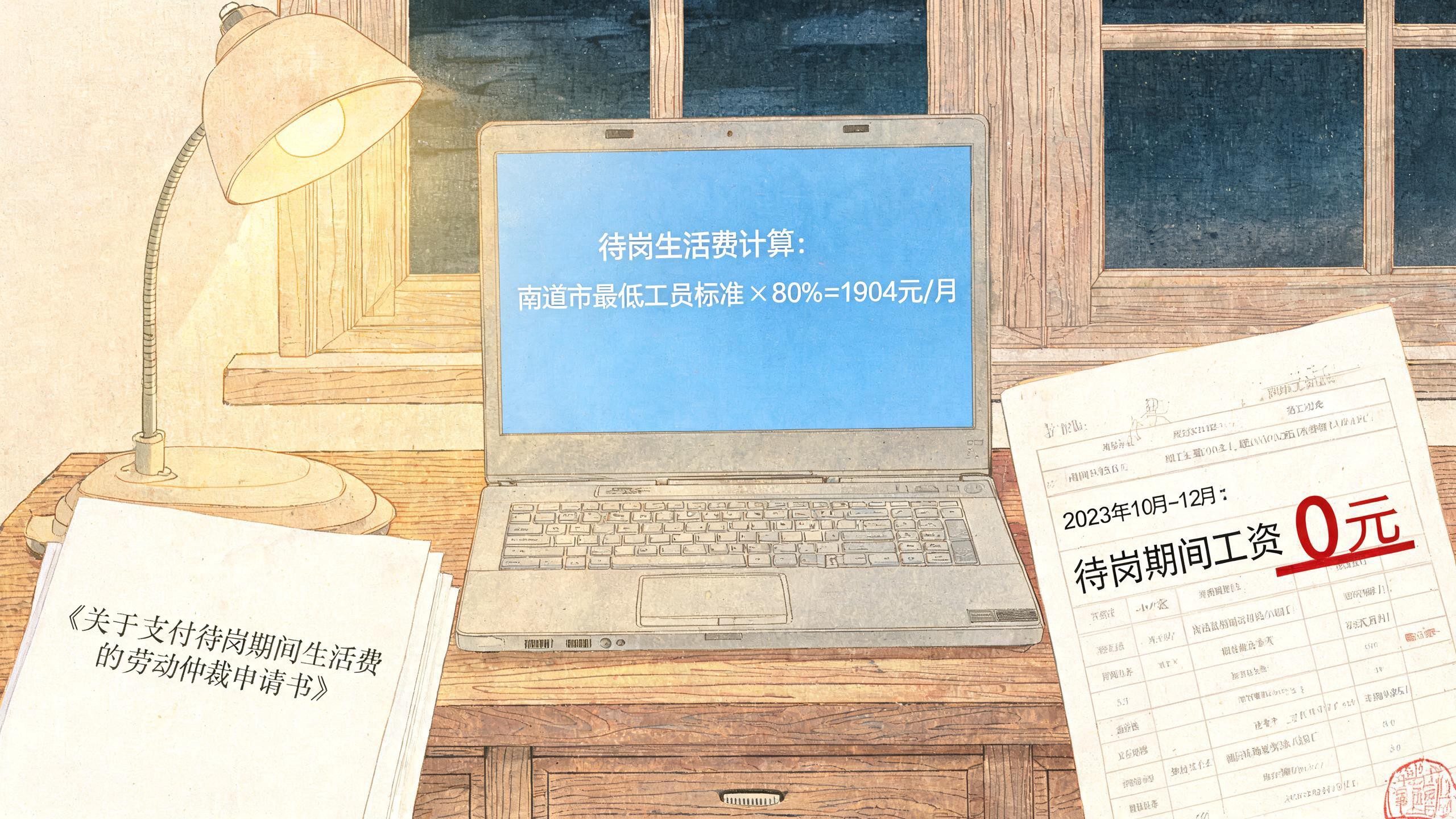 待岗生活费