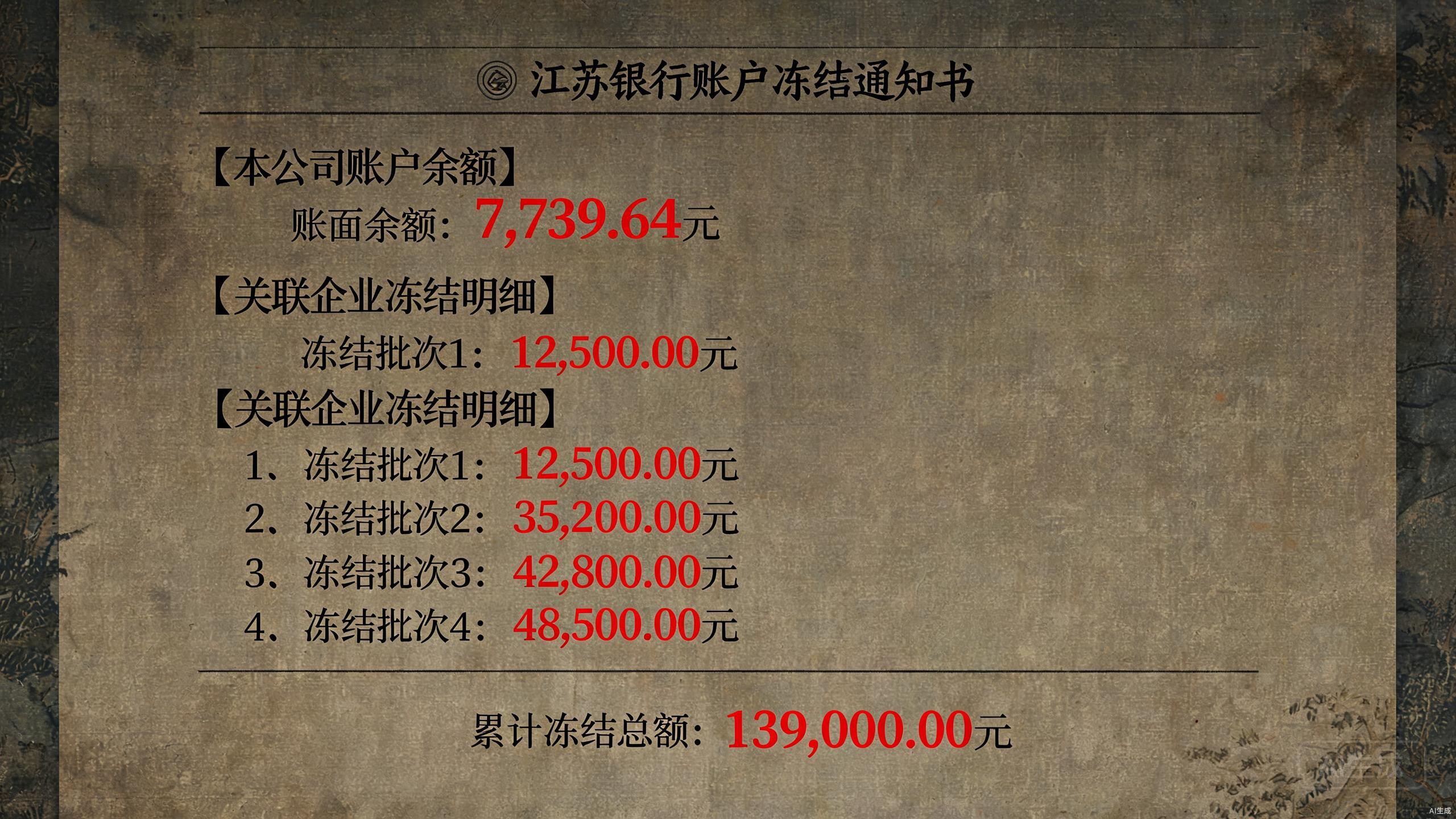 财产保全仅7739元