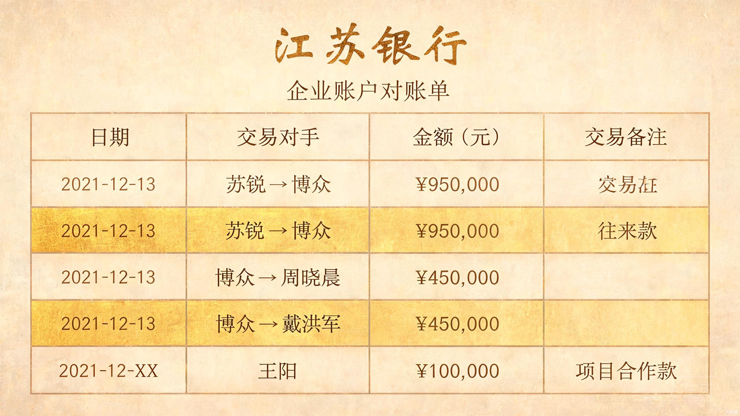 95万往来款