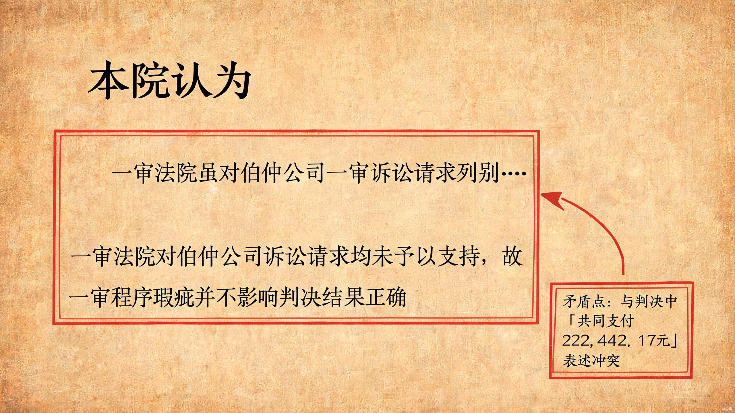 程序瑕疵不影响结果