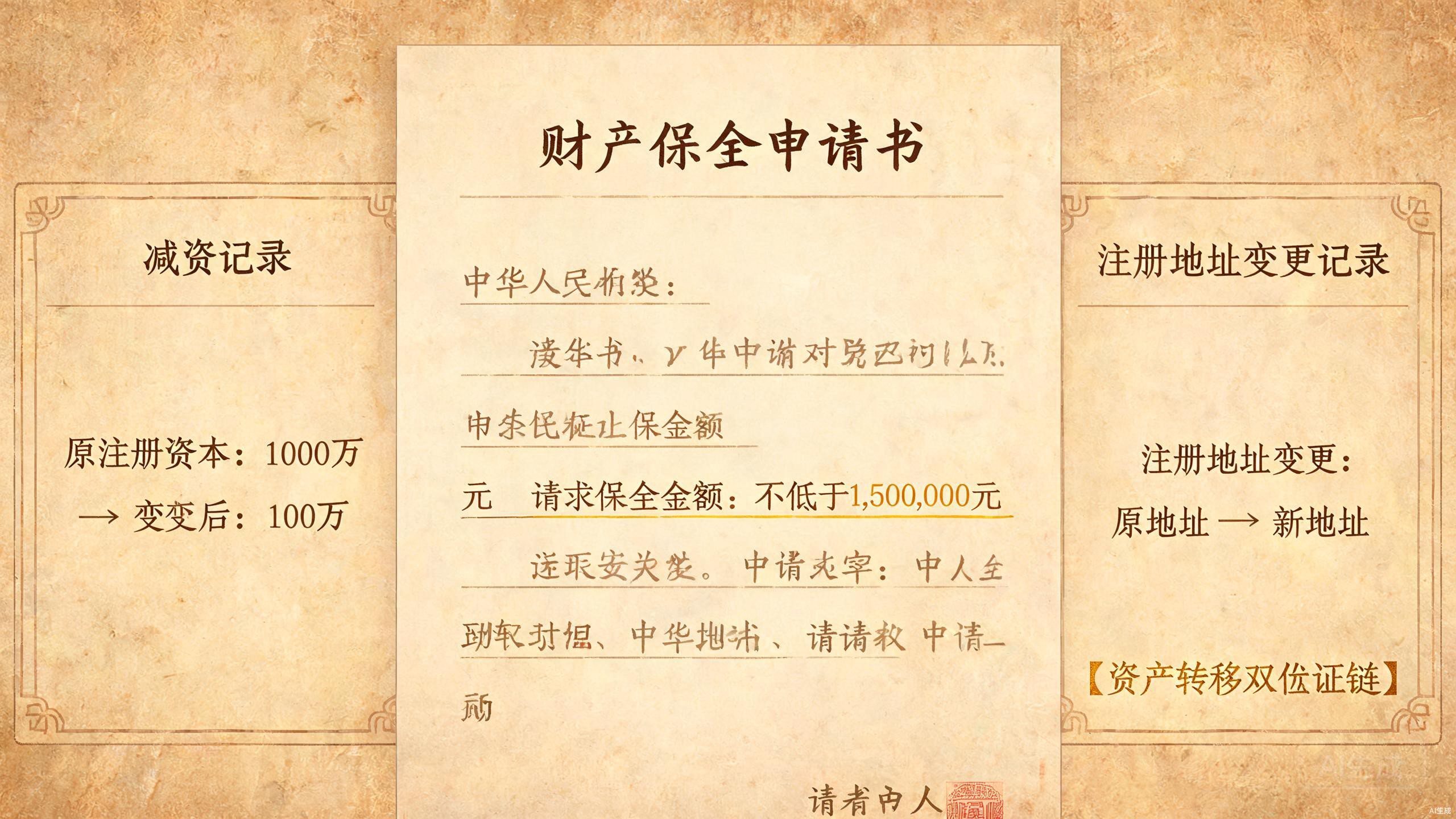 财产保全请求