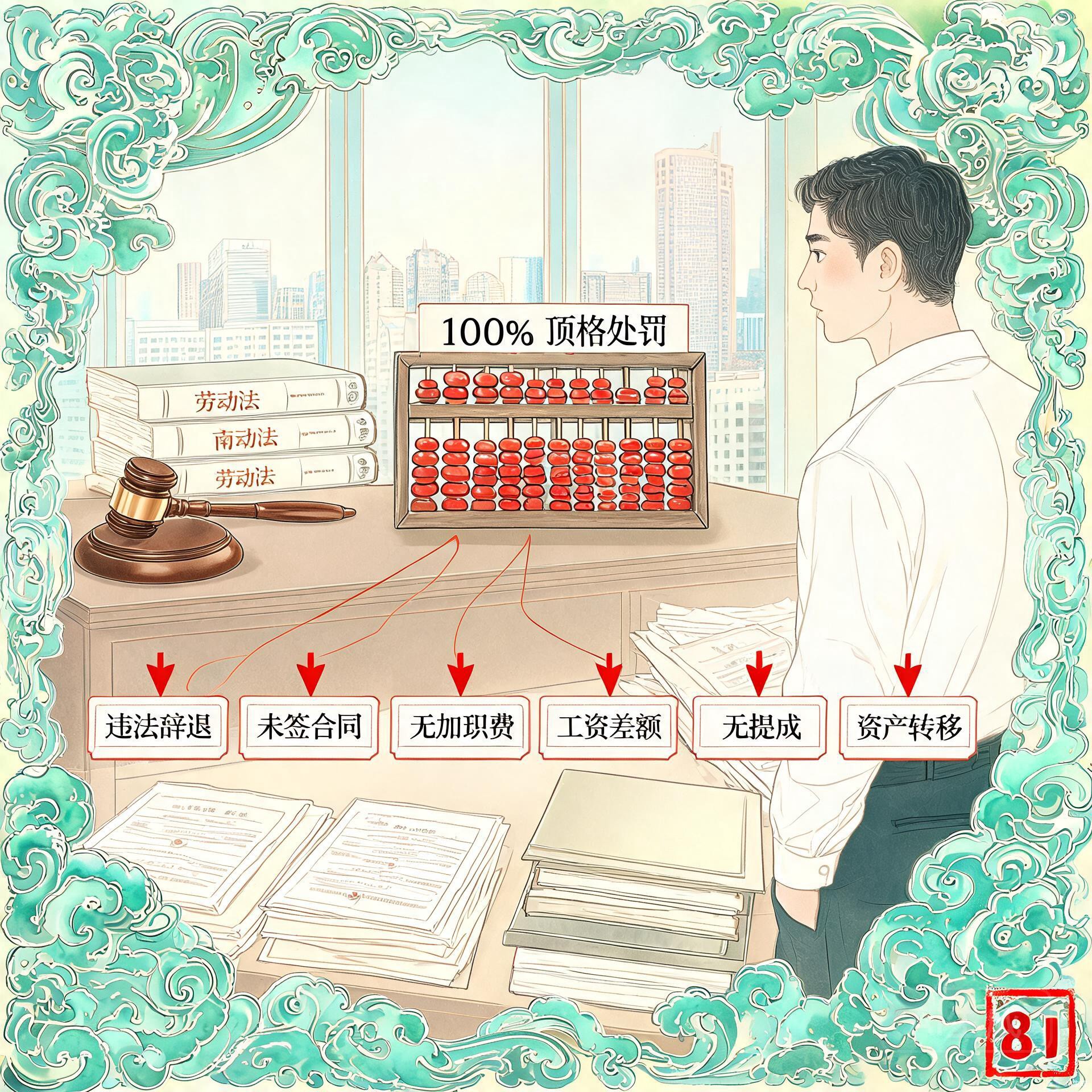 加付赔偿金100%顶格
