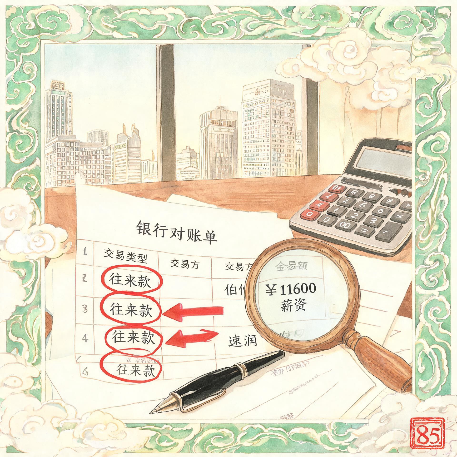 往来款避税铁证